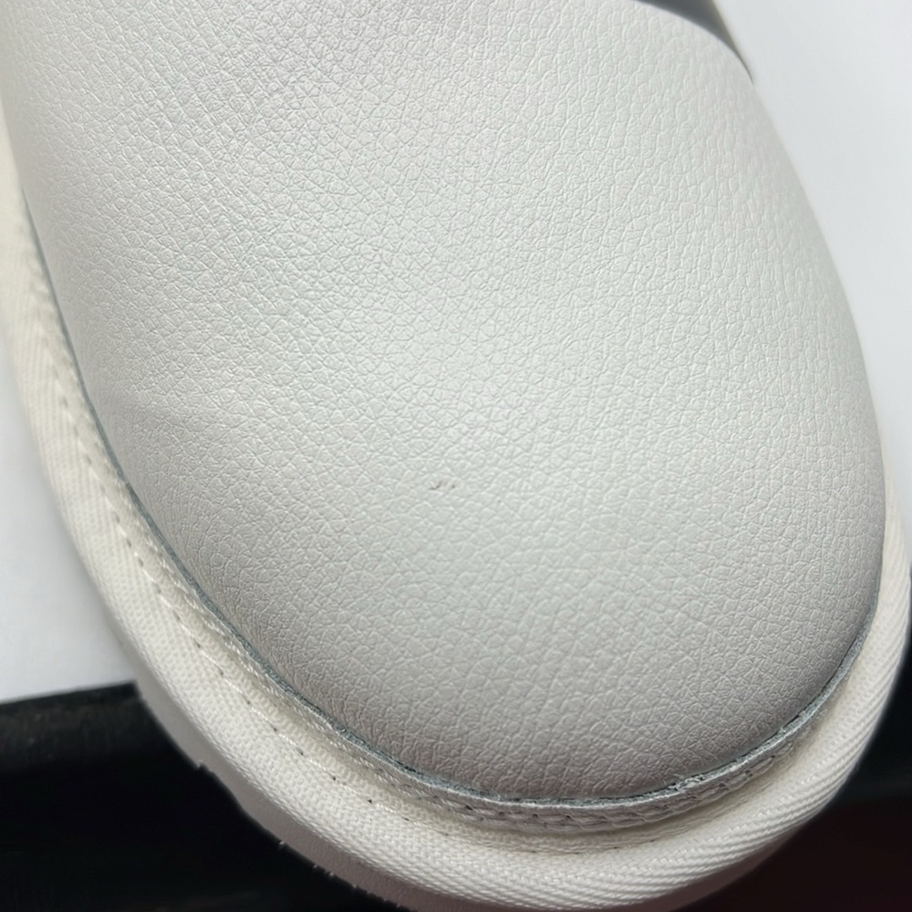 NWT Ugg Neumel Chopd Boots Chukka Shoes White Black Wool Fur Mens Size 11 - Picture 13 of 15